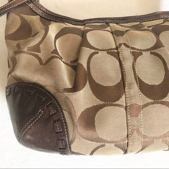 Coach Ergo Classic Signature Pleated Hobo Bag - Picture 3 of 16